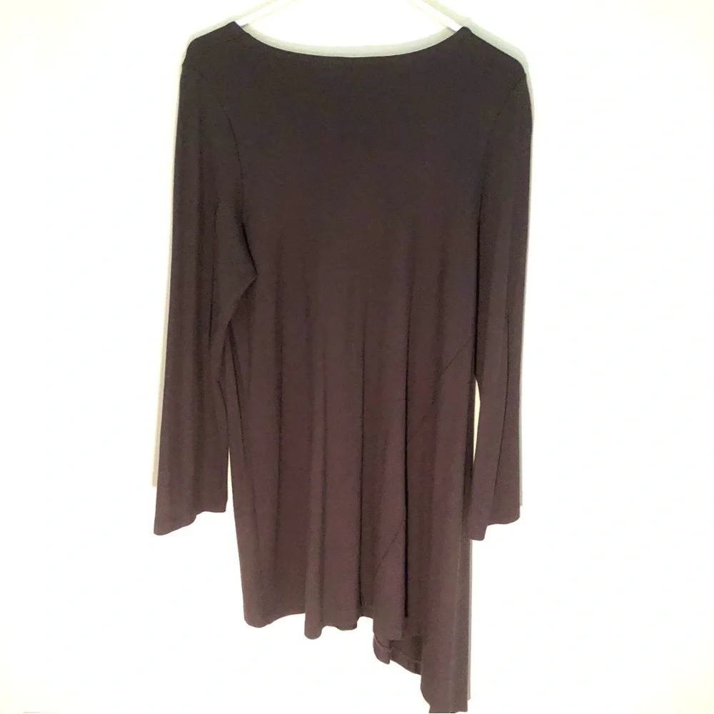 Bryn Walker Nada Asymmetrical Hem Long Sleeve Tunic. Size Small. - Picture 5 of 12